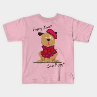 Puppy Love, Love Puppy Kids T-Shirt